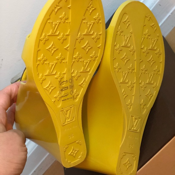 Brand new in box Louis Vuitton Wedge Sandals sz 36 - Picture 8 of 8